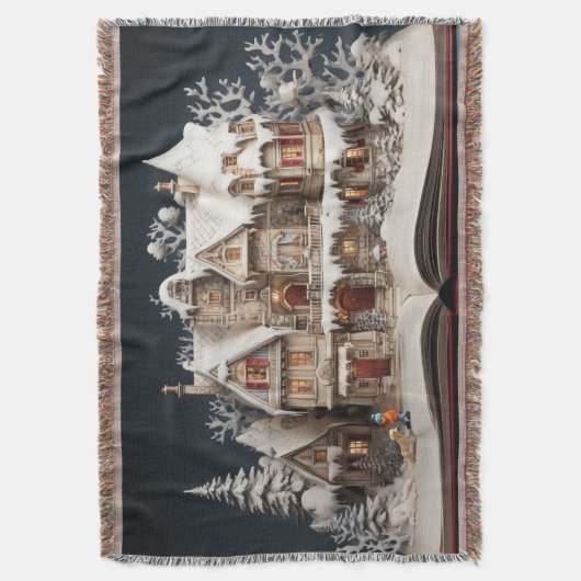 Kerstverhaal Manor met kind en hond Deken (Voorkant Verticaal)