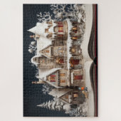 Kerstverhaal Manor met kind en hond Legpuzzel (Verticaal)