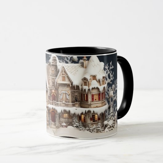 Kerstverhaal Manor met kind en hond Mok (Voorkant rechts)