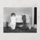 Kerstverhaal rond 1924 feestdagenkaart (Voorkant)