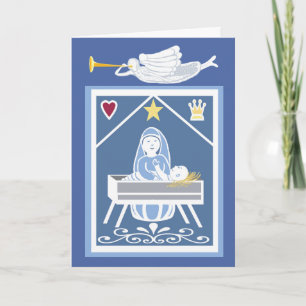 Kerstverjaardag van Jezus Kaart