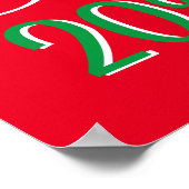 Kerstverkoop Teken, Aangepaste Korting, Detailhand Poster (Hoek)