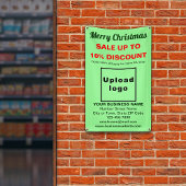 Kerstverkoop Zakelijk Licht Groen 2.5' x 4' Spandoek