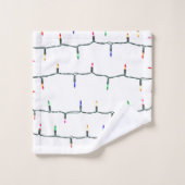 kerstverlichting bad handdoek (Wasdoekje)