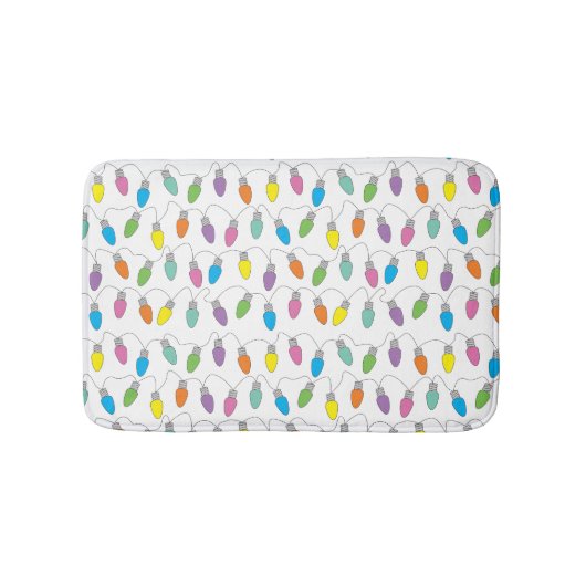 kerstverlichting badmat (Voorkant)