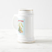 kerstverlichting bierpul (Voorkant links)