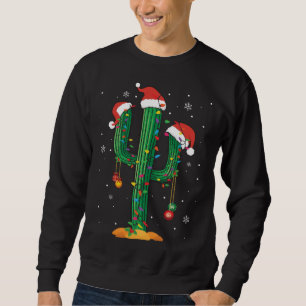 Kerstverlichting Cactus Lover Grappige Kerstmis Py Trui
