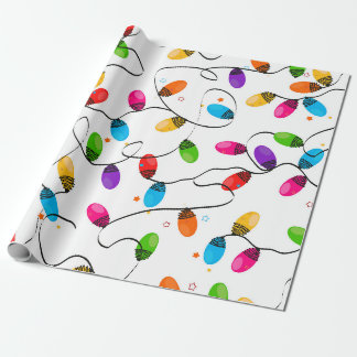 kerstverlichting cadeaupapier