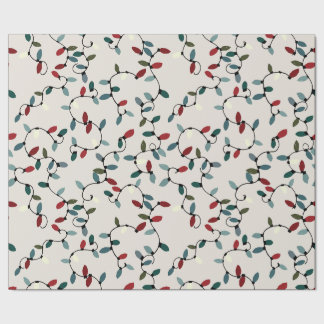 Kerstverlichting Cadeaupapier