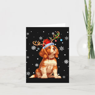 Kerstverlichting Cavalier King Charles Spaniel Ker Kaart