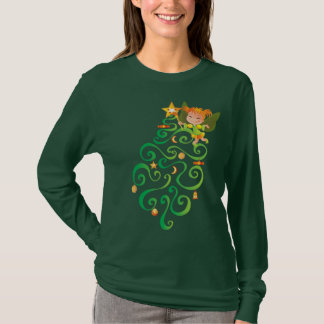 kerstverlichting de boom t-shirt