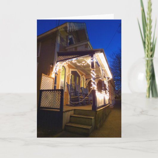 Kerstverlichting en schomelaars - Martha's Vineyar Kaart (Voorkant)