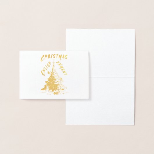 kerstverlichting folie kaarten (Display)