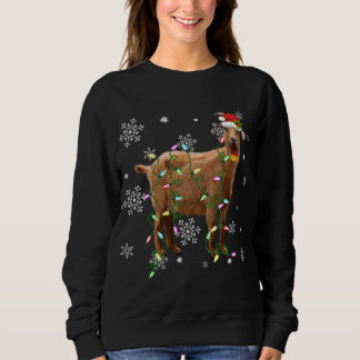 Kerstverlichting Geitenliefhebber Grappige Kerstma Trui