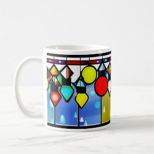 Kerstverlichting Glas in lood Mok