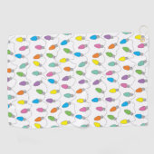 kerstverlichting golfhanddoek (Horizontaal)