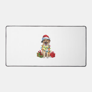 Kerstverlichting Kerstman Hoed Kangal Herder Hond  Bureaumat