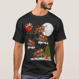 Kerstverlichting — Kerstman — Wooly Mammoth Chr T-shirt