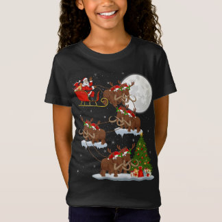 Kerstverlichting — Kerstman — Wooly Mammoth Chr T-shirt