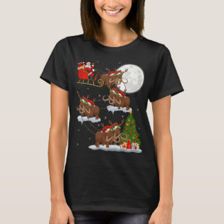 Kerstverlichting — Kerstman — Wooly Mammoth Chr T-shirt
