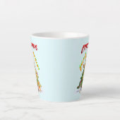 kerstverlichting latte mok (Voorkant)