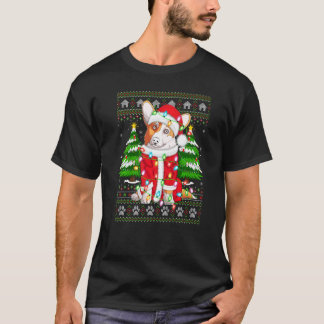 Kerstverlichting Lelijke Kerstman Corgi Kerstmis T-shirt
