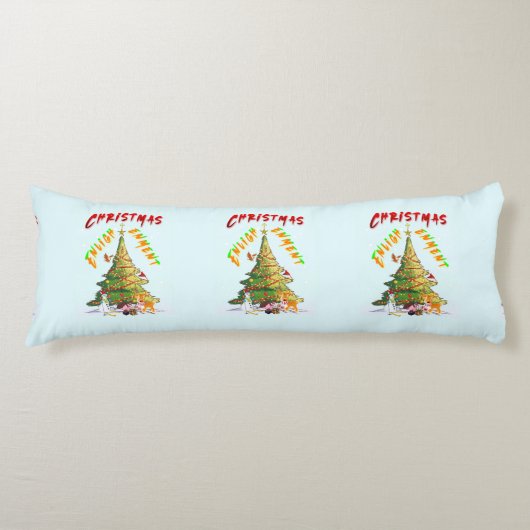 kerstverlichting lichaamskussen (Voorkant)