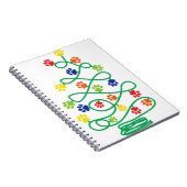 kerstverlichting notitieboek (Rechterzijde)