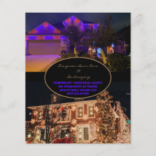 Kerstverlichting of Permanente Openlucht leiden Flyer