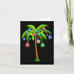 Kerstverlichting Palm Tree Fun Hawaii Beach Tropic Kaart