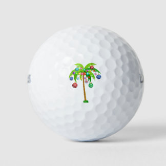 Kerstverlichting palmboom hawaii strand tropische  golfballen