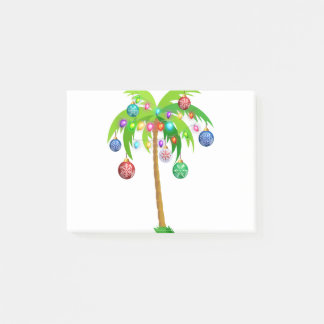 Kerstverlichting palmboom hawaii strand tropische  post-it® notes