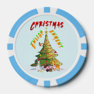 kerstverlichting poker chips