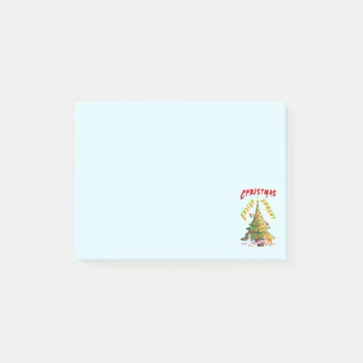 kerstverlichting post-it® notes (Voorkant)