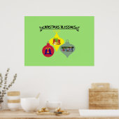 kerstverlichting poster (Keuken)