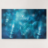 Kerstverlichting puzzel legpuzzel (Horizontaal)