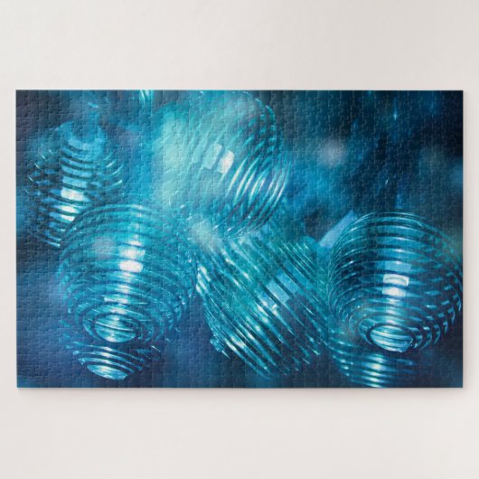 Kerstverlichting puzzel legpuzzel (Horizontaal)