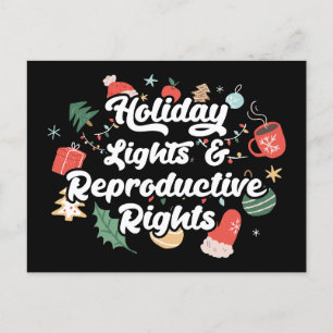 Kerstverlichting & Reproductieve Rechten III Feestdagenkaart