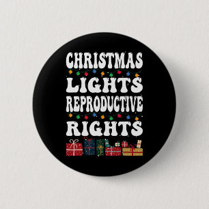 Kerstverlichting Reproductieve rechten Pro-choice Ronde Button 5,7 Cm