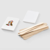 Kerstverlichting Santa Hat Beagle Dog Kerstmis Handwaaier (Niet-gemonteerd)