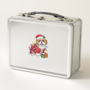 Kerstverlichting Santa Shih Tzu Dog Kerstmis