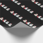Kerstverlichting Schattige Ghost Xmas Boo Cadeaupapier (Hoek)