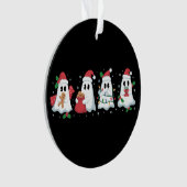 Kerstverlichting Schattige Ghost Xmas Boo Ornament (voorkant)
