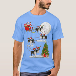 Kerstverlichting - Sinterklaas van Boston terrier T-shirt