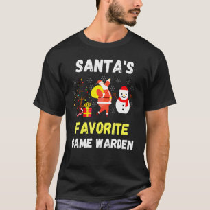 Kerstverlichting Sinterklaas zijn favoriete boswac T-shirt