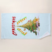 kerstverlichting strandlaken (Voorkant)