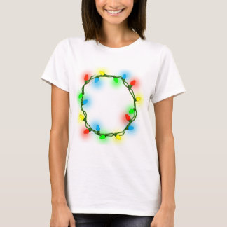 kerstverlichting t-shirt