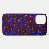 Kerstverlichting, wazige, feestelijke achtergrond. Case-Mate iPhone case (Achterkant (horizontaal))