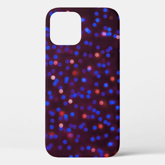 Kerstverlichting, wazige, feestelijke achtergrond. Case-Mate iPhone case (Achterkant)