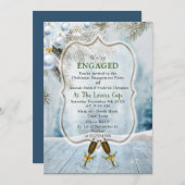 kerstverlovingsfeest kaart (Voorkant / Achterkant)